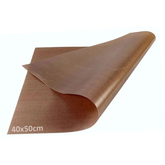 Manta de Teflon Sem Cola 40x50cm (0,13mm) para Prensa Térmica Sublimação Transfer | Unidade