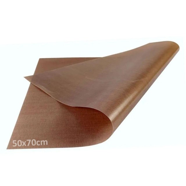 Manta de Teflon Sem Cola 50x70cm (0,13mm) para Prensa Térmica Sublimação Transfer | Unidade