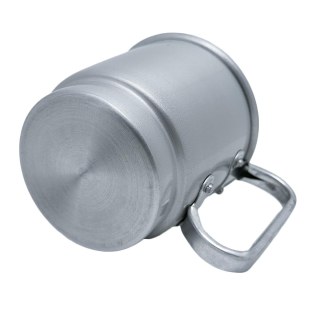 Caneca de Alumínio Prata Inteira Escovada para Sublimação | Capacidade: 500ml na Sulink