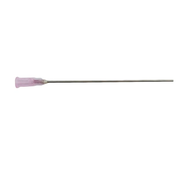 Agulha para Seringa | Rosa 1,28mm x 100mm com Ponta Reta | Recarga de Cartuchos e Bulk Ink na Sulink