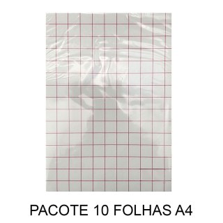 Papel Transfer para Tecidos de Algodão Claro A4 (210x297mm) - Pacote com 10 Folhas na Sulink