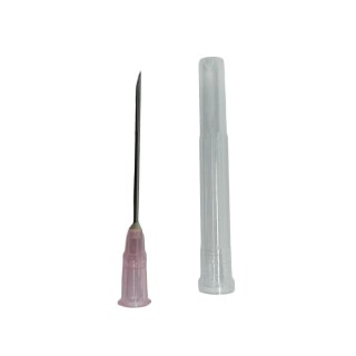 Agulha para Seringa | Rosa 1,25mm x 38mm com Ponta Fina | Recarga de Cartuchos e Bulk Ink na Sulink