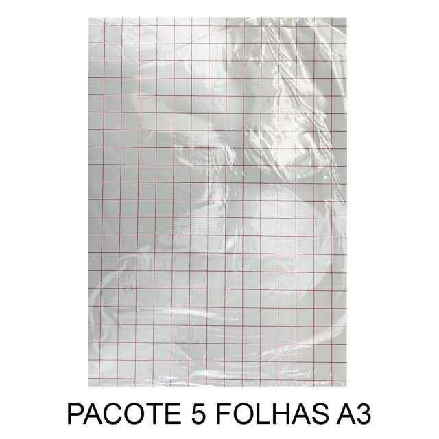 Papel Transfer para Tecidos de Algodão Claro A3 (297x420mm) - Pacote com 5 Folhas na Sulink