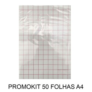 Papel Transfer para Tecidos de Algodão Claro A4 (210x297mm) - Kit com 50 Folhas na Sulink