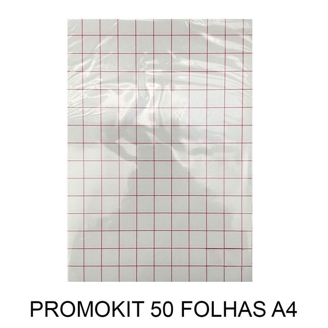 Papel Transfer para Tecidos de Algodão Claro A4 (210x297mm) - Kit com 50 Folhas na Sulink