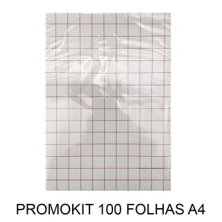 Papel Transfer para Tecidos de Algodão Claro A4 (210x297mm) - Kit com 100 Folhas na Sulink