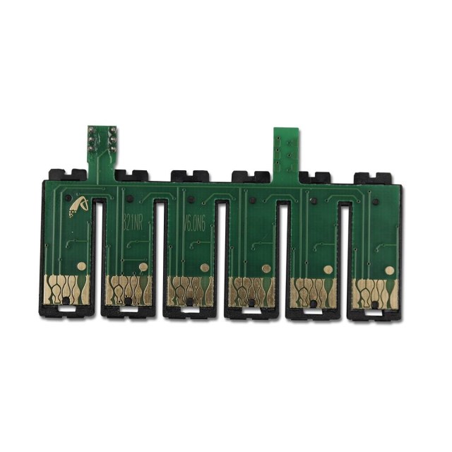 Placa Reset Chip Full para Bulk Ink Epson 6 Cores | Modelo: 821NR Botão Reset na Sulink