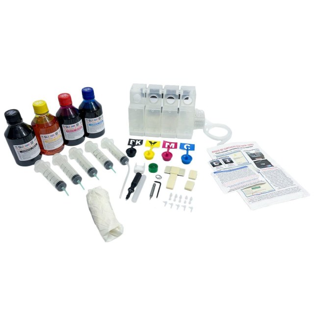 Bulk Ink para HP PRO 8100 8600 8610 8620 251DW 276DW para Instalação (Sem Cartucho - Utilizar Original HP) | Com Tinta Corante