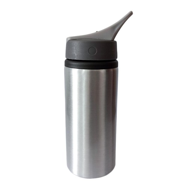 Squeeze de Alumínio Tampa Bico Nike Resinado para Sublimação | 600ml - Prata em Sulink