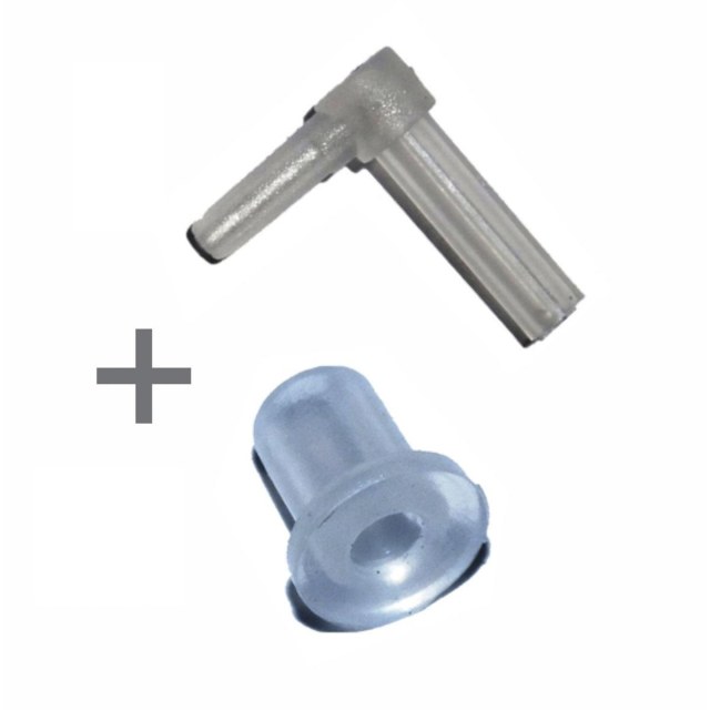 Bico L Conector + Anel de Vedação para Instalação de Bulk Ink e Cartuchos