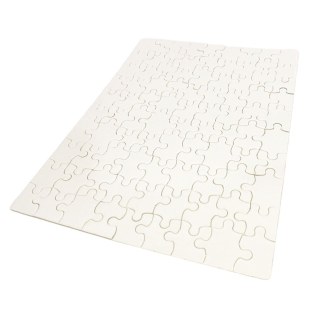Quebra-Cabeça Branco para Sublimação | Tamanho: 19x27cm (A4) - 90 Peças na Sulink