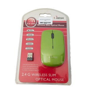 Mouse Sem Fio Wireless Verde com Nano Receptor na Sulink