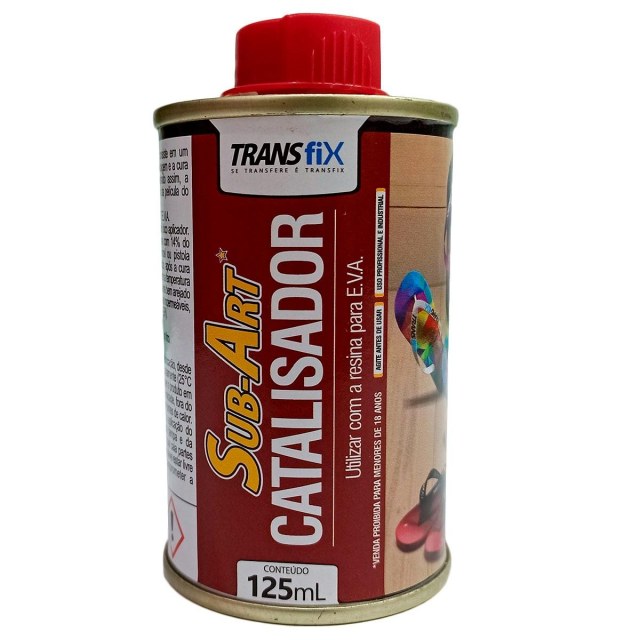 Catalisador Sub-Art 125ml para Utilizar com Resina para Sublimação | Borrachas e EVA na Sulink