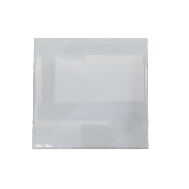 Azulejo de Cerâmica Branco Brilhante Resinado para Sublimação | Tamanho: 15x15cm