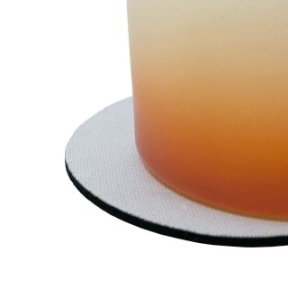 Porta Copo Redondo de Neoprene Branco 9cm para Sublimação | Fundo Texturizado na Sulink