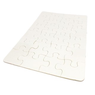 Quebra-Cabeça Branco para Sublimação | Tamanho: 19x27cm (A4) - 24 Peças na Sulink