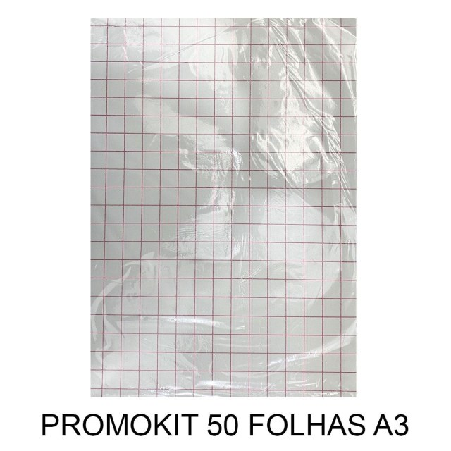 Papel Transfer para Tecidos de Algodão Claro A3 (297x420mm) - PromoKit com 50 Folhas na Sulink
