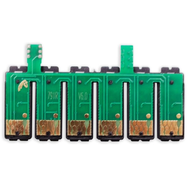 Placa Reset Chip Full para Bulk Ink Epson 6 Cores | Modelo: 791R Botão Reset na Sulink