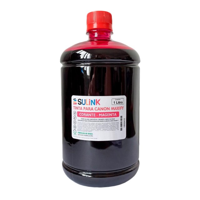 Tinta Sulink para Canon Maxify Corante | 1 Litro Magenta na Sulink