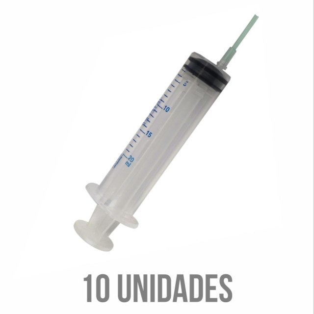 Kit Promocional: 10 Seringa com Cano Rígido Verde | Ideal para Pressurização de Bulk Ink na Sulink