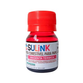 Tinta Sulink Comestível para Papel Arroz | Térmica para HP e Canon | 30ml na Sulink