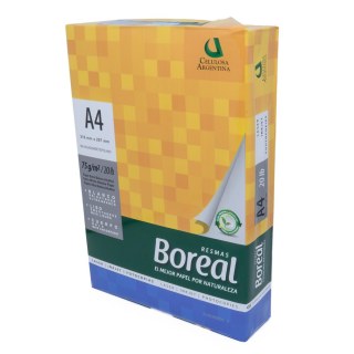 Papel Sulfite A4 Branco | Boreal 75g/m² - Resma 500 Folhas na Sulink