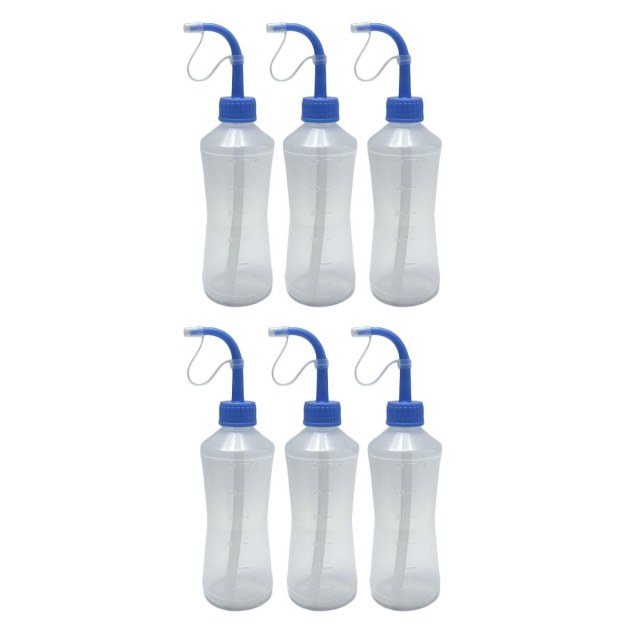 Frasco Bico Curvo - Pisseta | Capacidade: 125ml - Kit 6 Unidades na Sulink