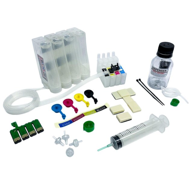 Kit Bulk Ink para Impressora Epson T23 T24 TX105 TX115 | Vazio