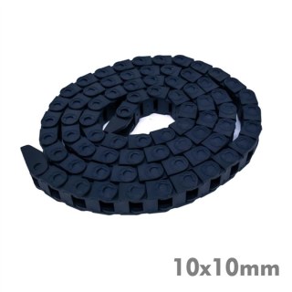 Esteira Porta Cabos 10x10mm com 2 Ponteiras | 1 Metro na Sulink