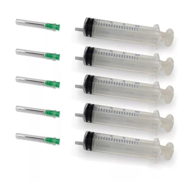 Seringa de 20ml com Agulha Verde - 5 Unidades na Sulink