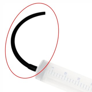 Mangueira Preta para usar na Seringa de Limpeza de Cabeçotes Epson e Brother | Tamanho: 50cm na Sulink