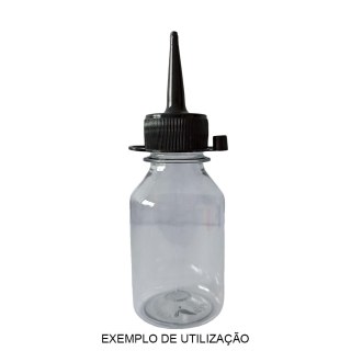 Bico Aplicador para Frascos Pet Boca 28mm - Preto | Unidade na Sulink