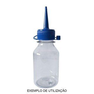Bico Aplicador para Frascos Pet Boca 28mm - Azul (Ciano) | Unidade na Sulink