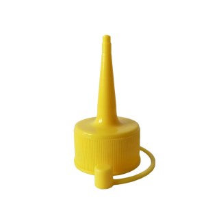 Bico Aplicador para Frascos Pet Boca 28mm - Amarelo | Unidade na Sulink