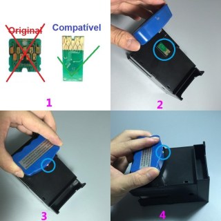 Aparelho Resetador do Chip Caixa de Manutenção Epson T6710 T6711 na Sulink