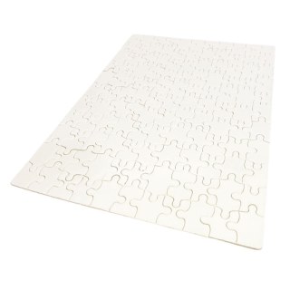 Quebra-Cabeça Branco para Sublimação | Tamanho: 19x27cm (A4) - 121 Peças na Sulink