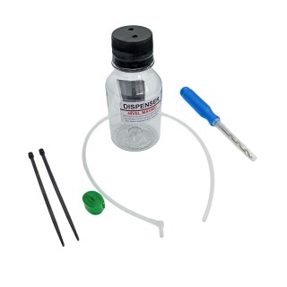 Kit Dispenser Coletor de Resíduos com 1 Mangueira com Bico L + 2 Fitas de Pressão + Dupla Face + Broca na Sulink