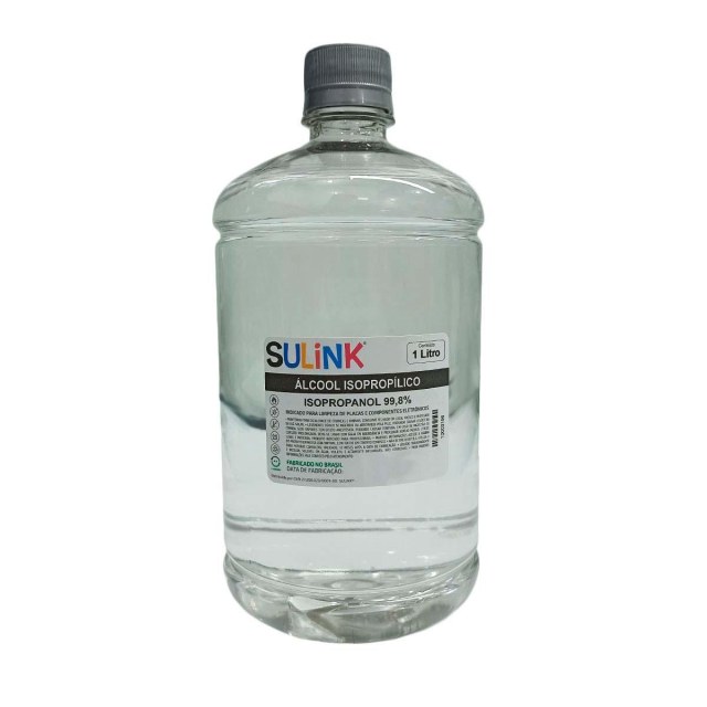Álcool Isopropílico - Ideal para Limpeza de Placas e Produtos Eletrônicos 1 Litro
