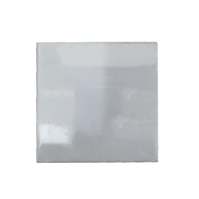 Azulejo de Cerâmica Branco Brilhante Resinado para Sublimação | Tamanho: 10x10cm