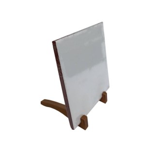 Azulejo de Cerâmica Branco Brilhante Resinado para Sublimação | Tamanho: 10x10cm na Sulink