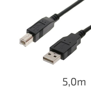 Cabo USB 2.0 A Macho X B Macho para Impressoras e Scanners | Tamanho: 5 Metros na Sulink