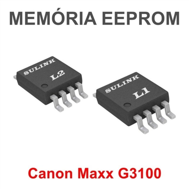 Memória Eeprom Gravada Firmware da Impressora Multifuncional Canon G3100 (QM7-4630 QM4-4452) na Sulink