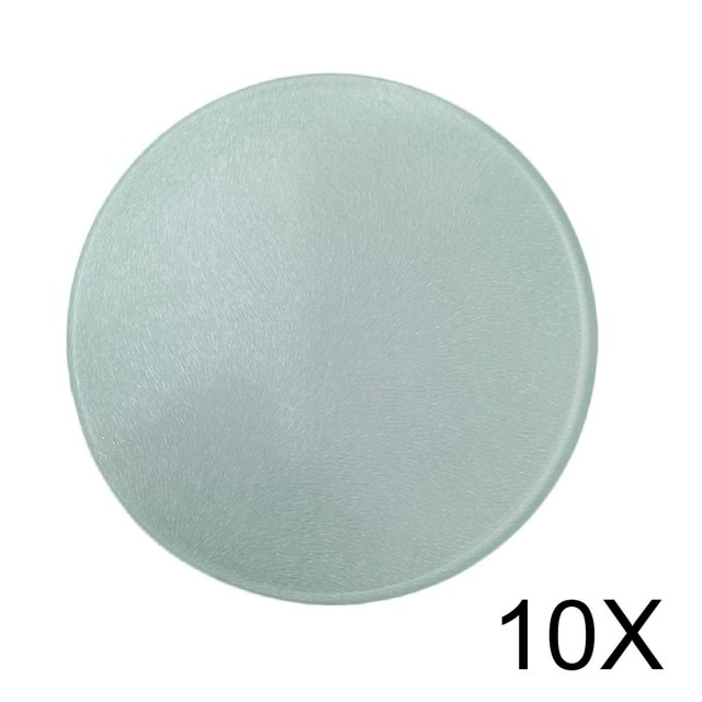 Porta Retrato de Vidro para Sublimação - Redondo 15cm Diâmetro com Suporte | 10 Unidades