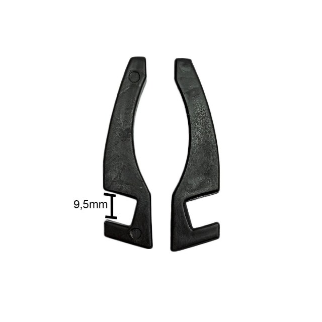 Suporte de Plástico para Azulejo 9,5mm | Preto