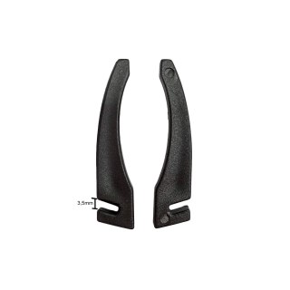 Suporte de Plástico para Azulejo 3,5mm | Preto na Sulink