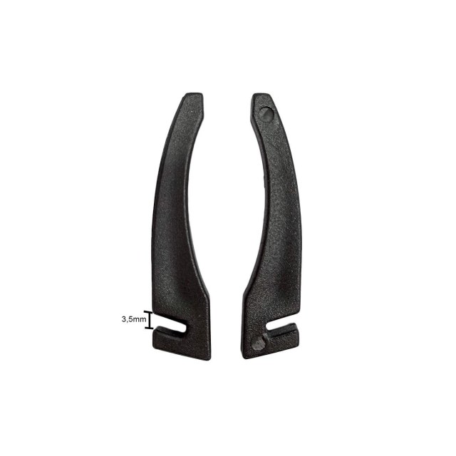 Suporte de Plástico para Azulejo 3,5mm | Preto
