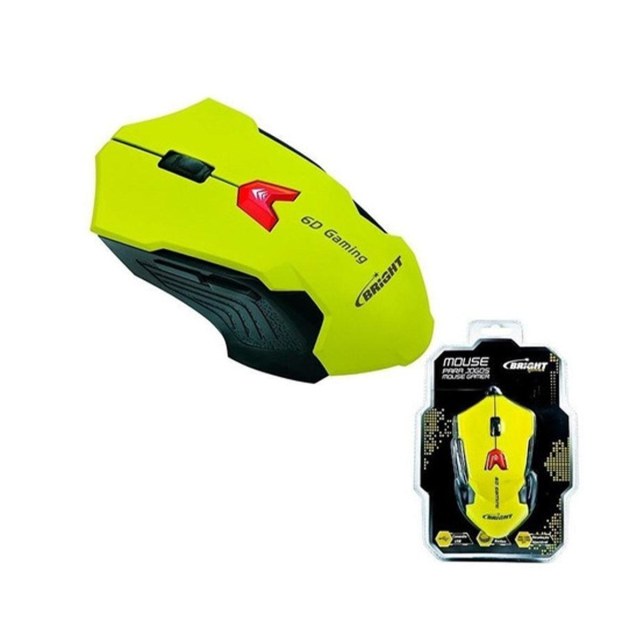 Mouse Gaming Amarelo na Sulink