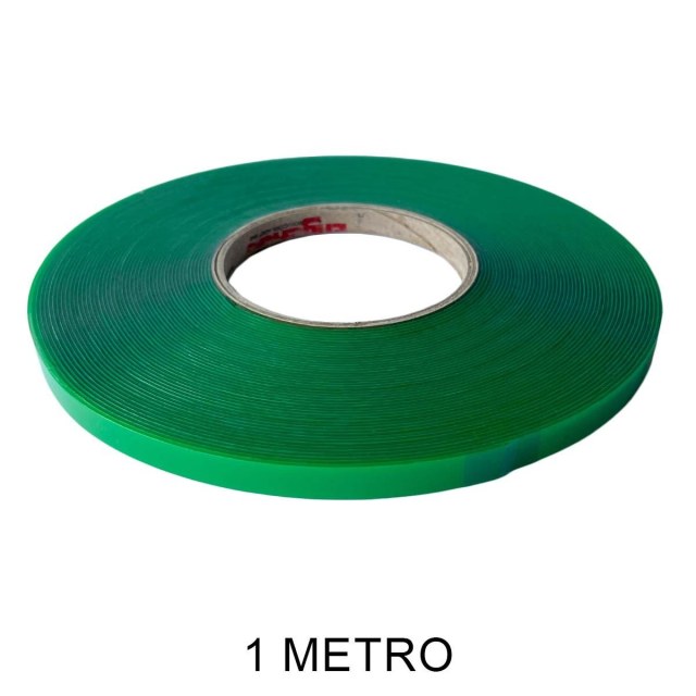 Fita Dupla-Face de Massa Acrílica Incolor | 9mm X 1 Metro na Sulink