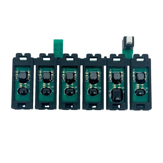 Placa Reset Chip Full para Bulk Ink Epson 6 Cores | Modelo: ICBK50R Botão Reset na Sulink