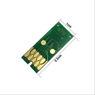 Chip Compatível para Caixa de Manutenção Epson T6712 - Uso Ùnico na Sulink